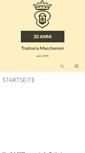 Mobile Screenshot of maccheroni.de